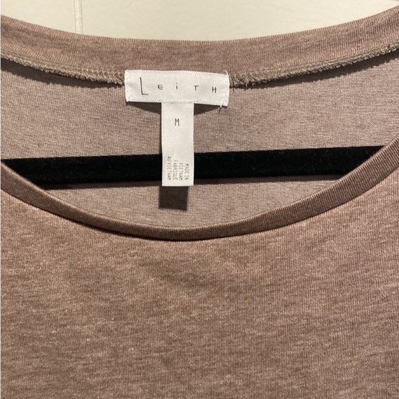 Leith brand from Nordstrom casual knit dress in taupe. Size medium. Tank style - Picture 3 of 6